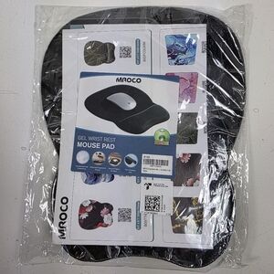 Mroco Gel Wrist Rest Mouse Pad - Black